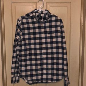 Plaid American Eagle Button Up